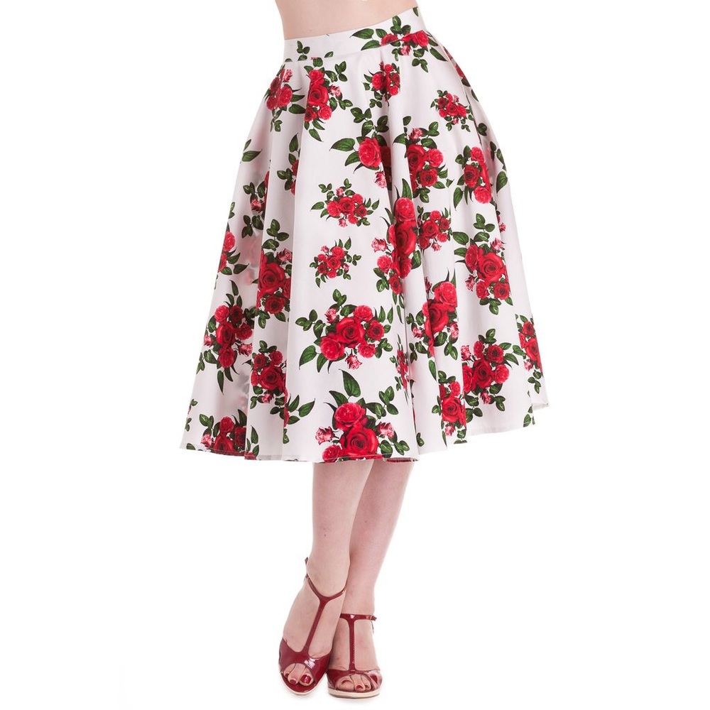 🌿🌹Hell Bunny Rose Skirt🌹🌿